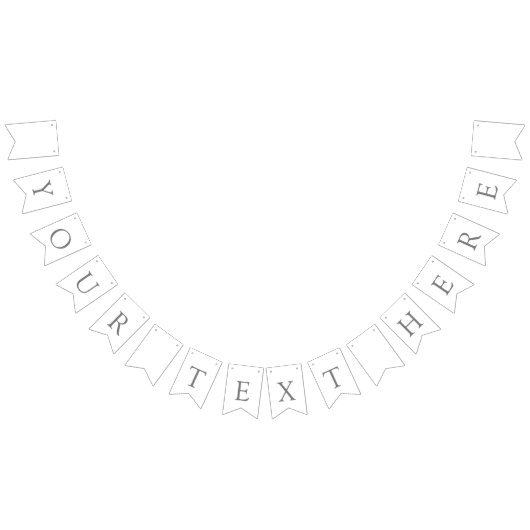 カスタムスワローテールパーティーバンティングバナー