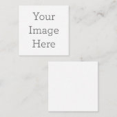 6.4cm x 6.4cmフラットノートカード (正面/裏面)