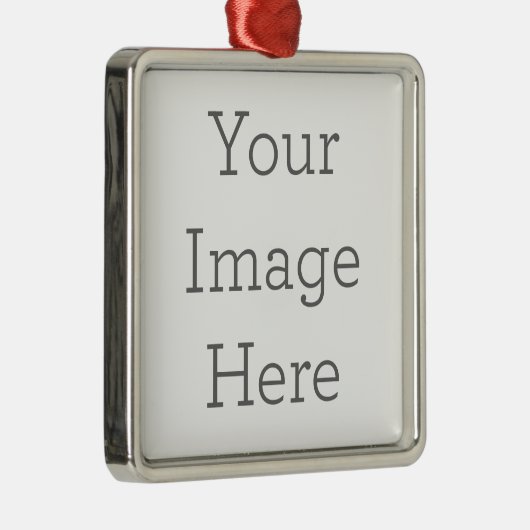 オリジナル作成 プレミアムスクエアオーナメント メタルオーナメント (右)