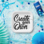 オリジナル作成 ペーパープレート (パーティー)