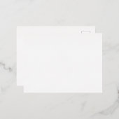 オリジナル作成 ホワイト 箔シーズンポストカード (正面/裏面)