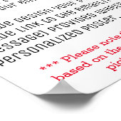 オリジナル作成 ポスター (角)