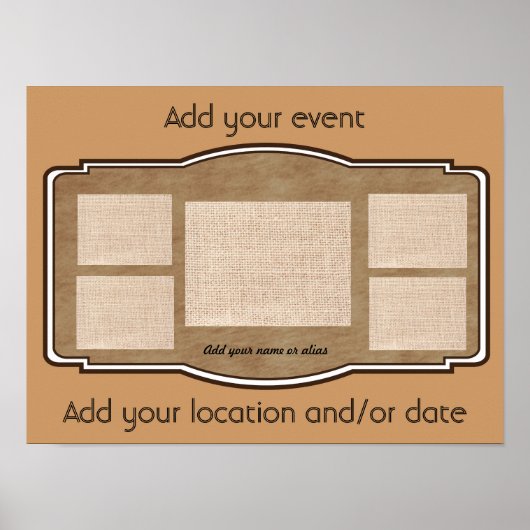 オリジナル作成 ポスター (正面)