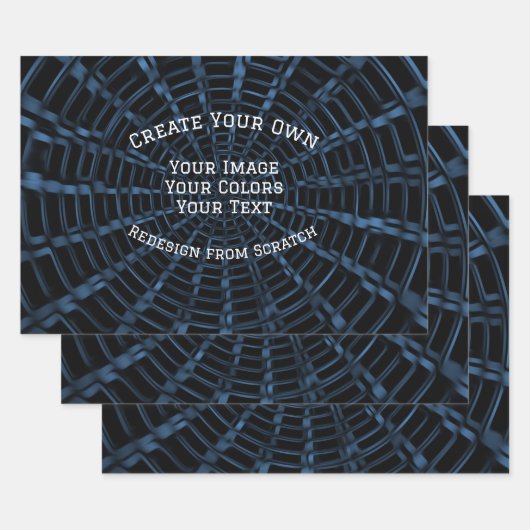 オリジナル作成 ラッピングペーパーシート (セット)