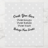 オリジナル作成 ワインラベル (シングルラベル)