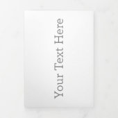 12.7cm x 17.78cm三つ折りクリスマスカード (カバー)