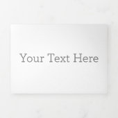 12.7cm x 17.78cm三つ折りクリスマスカード (カバー)