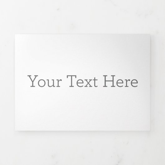 12.7cm x 17.78cm三つ折りクリスマスカード (カバー)