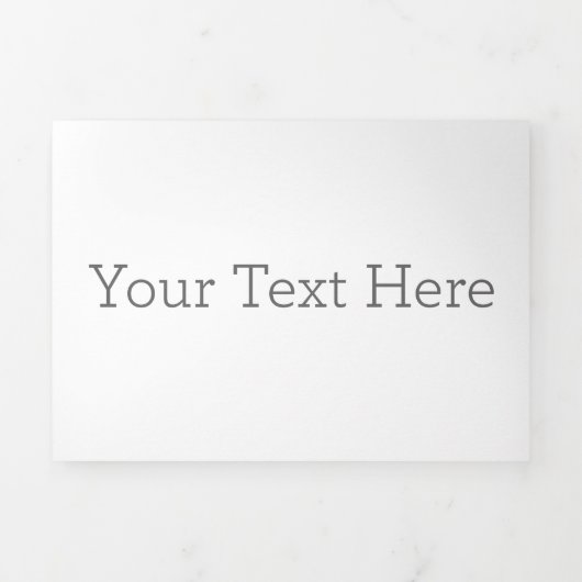 12.7cm x 17.78cm三つ折りプログラム (カバー)