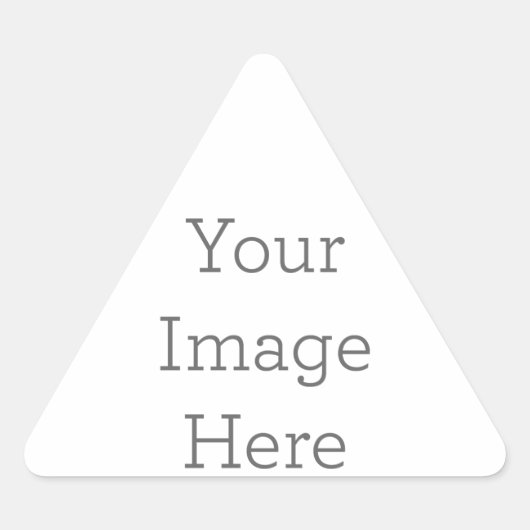 オリジナル作成 三角シール 三角形シール (正面)