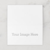 二つ折りプレイスカード, スタイル: 横, ペーパー: シグネチャーマット, 封筒: なし (外部開封)