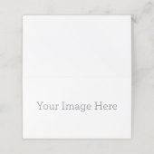 横 テント折り二つ折りロイヤリティカード (外部開封)