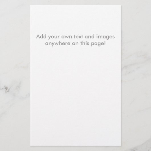 オリジナル作成 便箋 (正面)