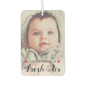 オリジナル作成 |写真カスタム2枚 カーエアーフレッシュナー (正面)