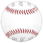 ソフトボール および スタンドなし (裏面)