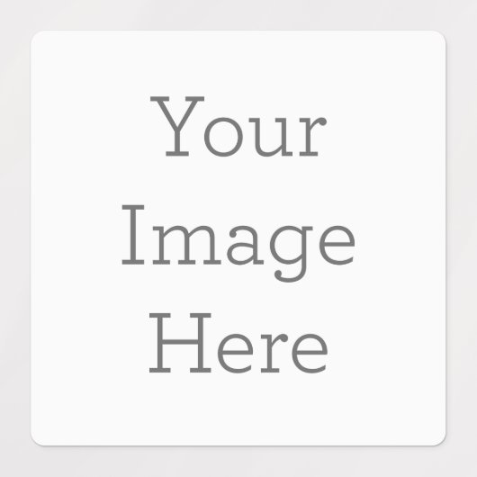 ラージ スクエア 接着/防水ラベル (デザイン1)