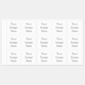 ラージ スクエア 接着/防水ラベル (シート)