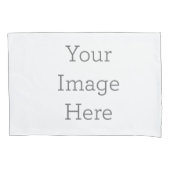 カスタム枕カバー1枚, スタンダードサイズ (正面)