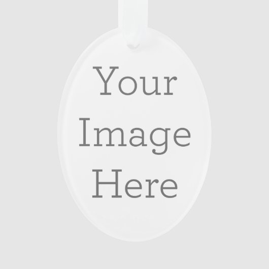 アクリルオーナメント, アクリル楕円形オーナメント (正面)
