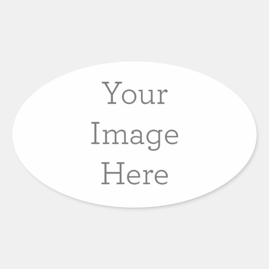 オリジナル作成 楕円形シール (正面)