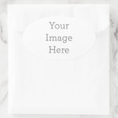 オリジナル作成 楕円形シール (バッグ)