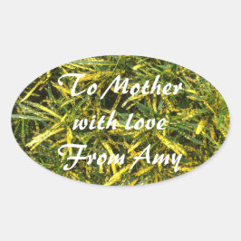 オリジナル作成 楕円形シール