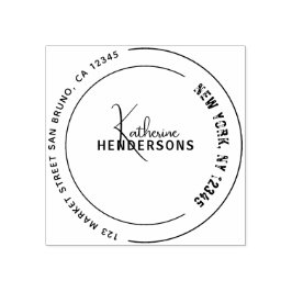 オリジナル作成 |業務モダン住所会社 ラバースタンプ