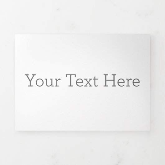 12.7cm x 17.78cm三つ折りカード (カバー)