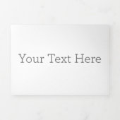 12.7cm x 17.78cm三つ折り案内状 (カバー)