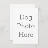 8.9cm x 12.7cmフラットサンキューカード (正面/裏面)