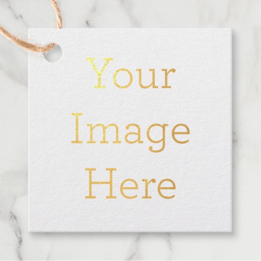 スクエア箔フェイバータグ (正面)