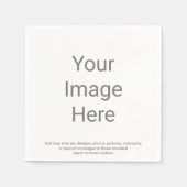 オリジナル作成 結婚式用カクテルナプキン スタンダードカクテルナプキン (正面)