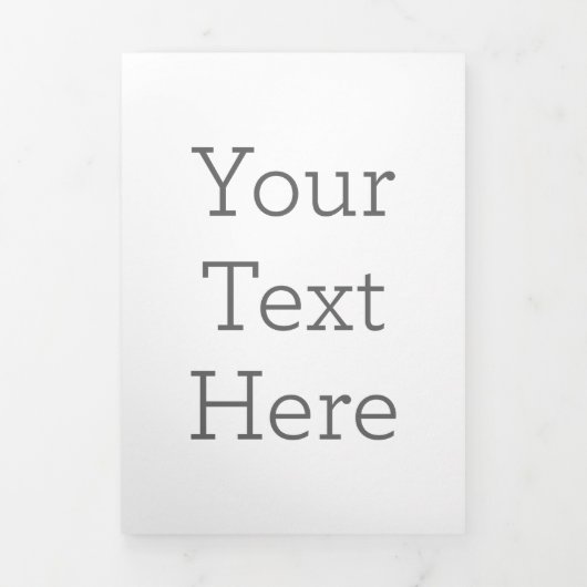 12.7cm x 17.78cm三つ折り案内状 (カバー)