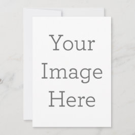 オリジナル作成 12.7cm x 17.8cm 招待状