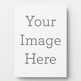 オリジナル作成 12.7cm x 17.8cm 拭き取り式 イーゼル付 フォトプラーク