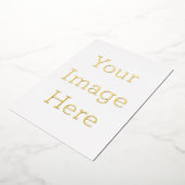 12.7cm x 17.8cm 箔シーズンカード (回転した状態)