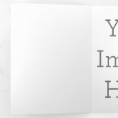 12.7cm x 17.78cm三つ折りプログラム (内部最初)