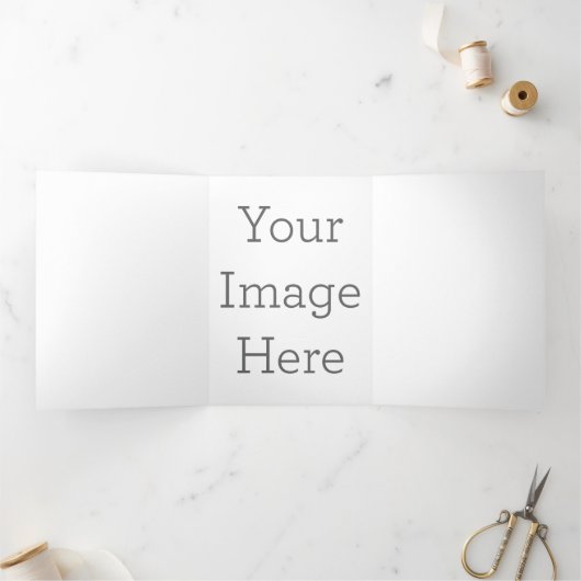 12.7cm x 17.78cm三つ折りプログラム (内部)