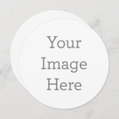 フラット招待状, サイズ: 13.3cm x 13.3cm, ペーパー: シグネチャーマット, 封筒: ホワイト (正面/裏面)