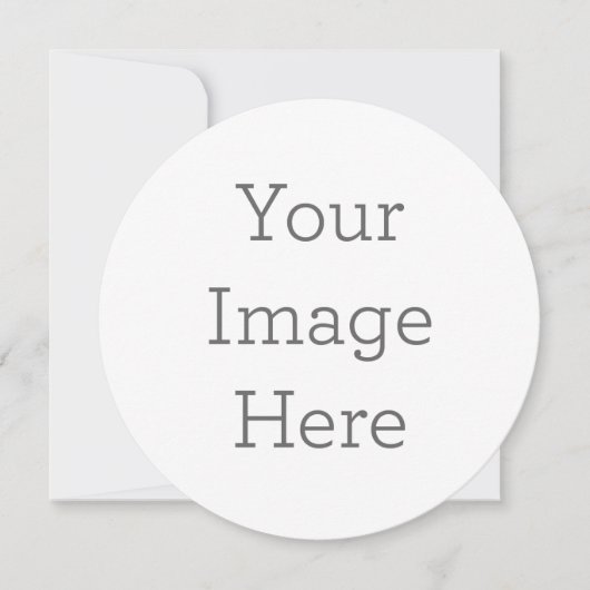 フラット招待状, サイズ: 13.3cm x 13.3cm, ペーパー: シグネチャーマット, 封筒: ホワイト (正面)