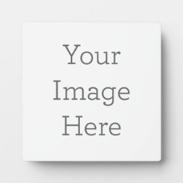 オリジナル作成 13.3cm x 13.3cm 耐紫外線 イーゼル付 フォトプラーク
