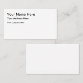 米スタンダード 8.89cm x 5.08cm名刺 (正面/裏面)