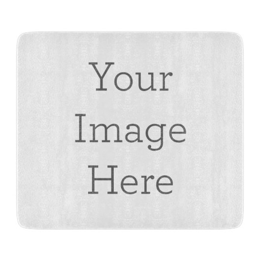 デコラティブガラスカッティングボード19.05cm x 16.51cm (正面)