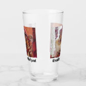 オリジナル作成 | 2枚の写真 |名前をカスタムする |文字 タンブラーグラス (左)