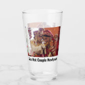 オリジナル作成 | 2枚の写真 |名前をカスタムする |文字 タンブラーグラス (正面)