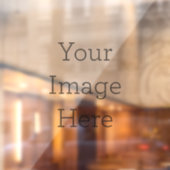 ウィンドウサイン, サイズ: 8.00" x 11.00", スタイル: 部分透過デザイン: アンダーベースなし, 形: カスタムカット, ディスプレイ: サイン裏面 (シート2)