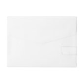 ラップアラウンド 宛名ラベル, クラシック-2.54cm x 18.41cm (裏面)