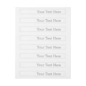 ラップアラウンド 宛名ラベル, クラシック-2.54cm x 18.41cm (シート)