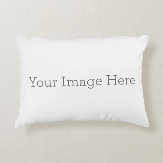 カスタムブラッシュドポリエステル アクセントクッション 40.64cm x 30.48cm (正面)