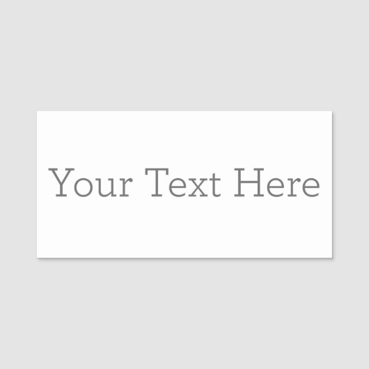 クラシック名札 (正面)